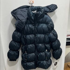 Kids Puffer Jacket - Navy Blue